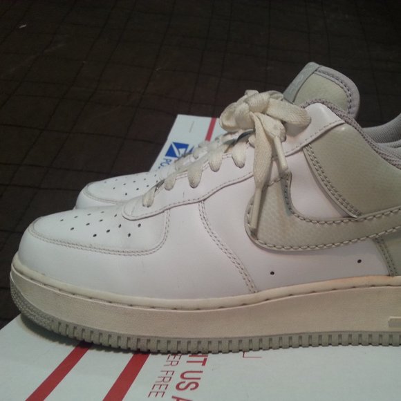 Vintage Nike Air Force 1 Shoes grey/white - Picture 2 of 9